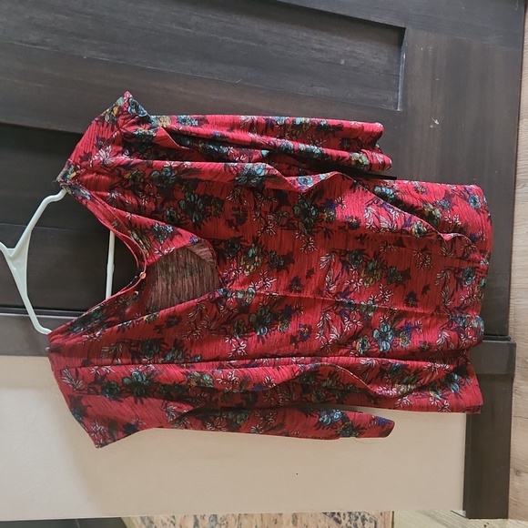 FREE PEOPLE PATTERNED BLOUSE - Picture 3 of 3